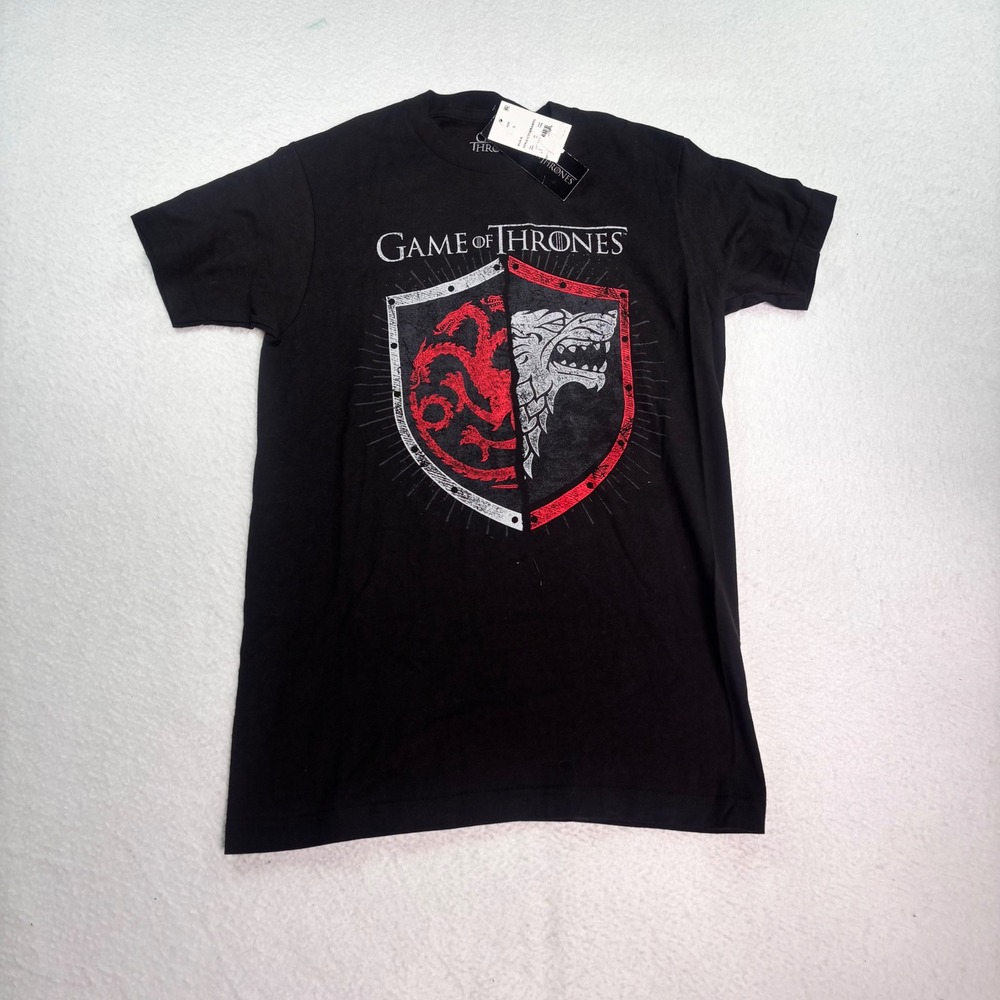 Game Of Thrones House Stark House Targaryen Graphic Tee HBO Fantasy TV NWT S